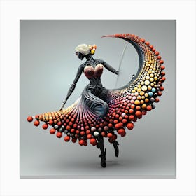 Dancer abstract Canvas Print