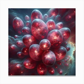 Red Nebula Canvas Print