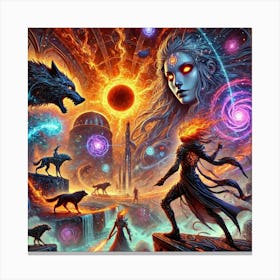 Episode 5 Sci Fi Scene Converted Canvas Print