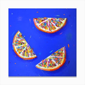 Orange Segments 1 Canvas Print