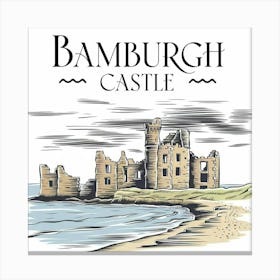 Bamburgh Castle 5 Canvas Print