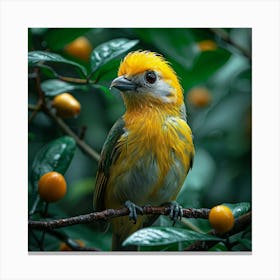 Yellow Bird 2 Canvas Print