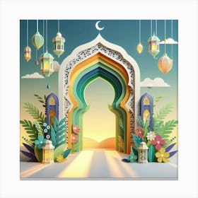 Ramadan 16 Canvas Print