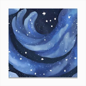 Galaxy Blue 1 Canvas Print