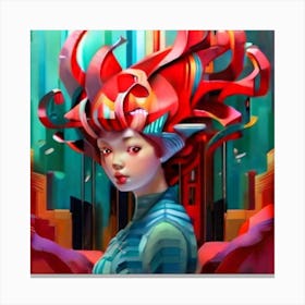 Chinese Girl Canvas Print