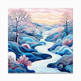 Snowy River Canvas Print