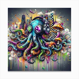 Octopus 23 Canvas Print