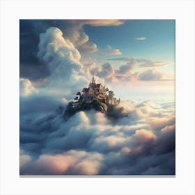 Castle In The Clouds 1 Canvas Print