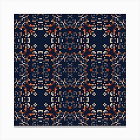 Pixel Pattern 7 Canvas Print