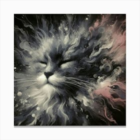 Cat In Space 1 Canvas Print