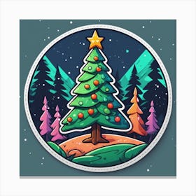 Christmas Tree 8 Canvas Print