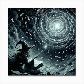 Wizard In The Clouds Canvas Print