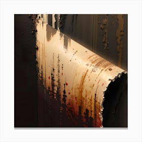 Splattered Wall Canvas Print