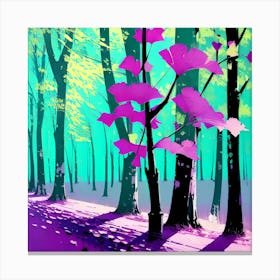 Purple Forest Canvas Print