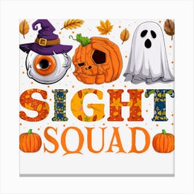 Halloween Optician Shirt Canvas Print