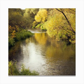 Autumn River Canvas Print