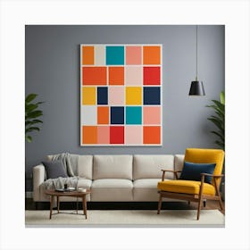 Abstract Squares 8 Canvas Print