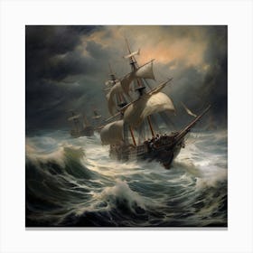 Stormy Seas Canvas Print