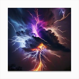 Lightning Storm 3 Canvas Print