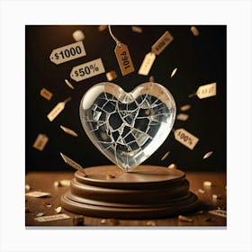 Broken Heart Canvas Print