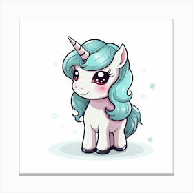 Cute Unicorn 405 Canvas Print