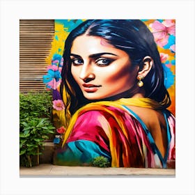 Bollywood Girl Canvas Print