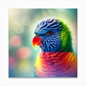 Colorful Lorikeet Canvas Print