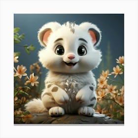 White Bear Canvas Print