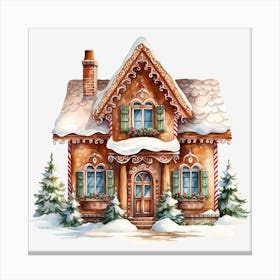 Gingerbread House 8 Canvas Print