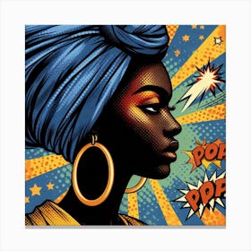 Karabo Pop Pop Art Canvas Print