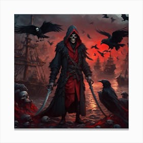 Pirate Skull Canvas Print