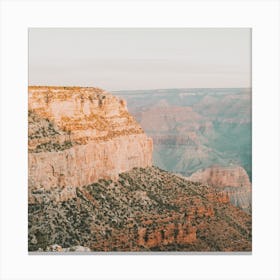 Grand Canyon Sunset Square Canvas Print
