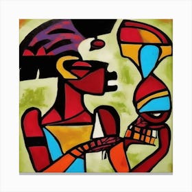 African Art #13 Canvas Print