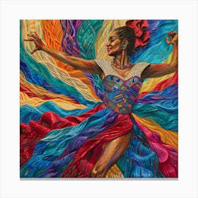 Latin Dancer 5 Canvas Print