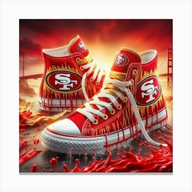 San Francisco 49ers 12 Canvas Print