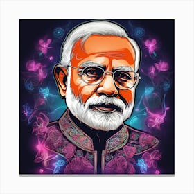 Narendra Modi 3 Canvas Print