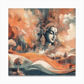 Lord Krishna 9 Canvas Print