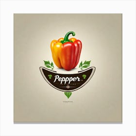 Pepper Logo 4 Canvas Print