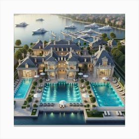 Luxury Mansion Canvas Print