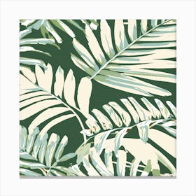 Tropical Leaves Canvas Print