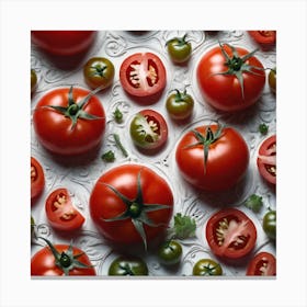 Ripe Tomatoes 14 Canvas Print