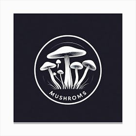 Mushroom Logo 5 Canvas Print