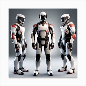 Building A Strong Futuristic Suit Like The One In The Image Requires A Significant Amount Of Expertise, Resources, And Time 27 Canvas Print