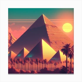 Egyptian Pyramids 5 Canvas Print