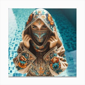 Muslim Girl 1 Canvas Print
