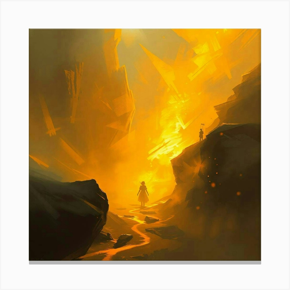 Sandstorm Canvas Print by AtlasNasStore