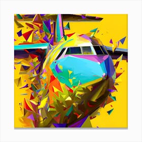 Abstract Airplane Canvas Print