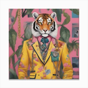 Tiger Gucci Canvas Print