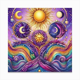 Shamanic Painting Canvas Print