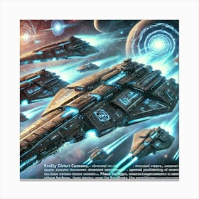 A Detailed Depiction Of Dimensional Cruisers, Adva 1 Canvas Print